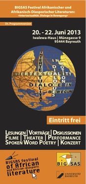 Foto: Plakat Literatur Festival 2013